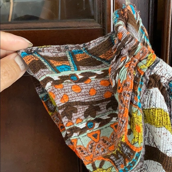 SUZY SHIER Tribal print off the shoulders dress. - Picture 6 of 11